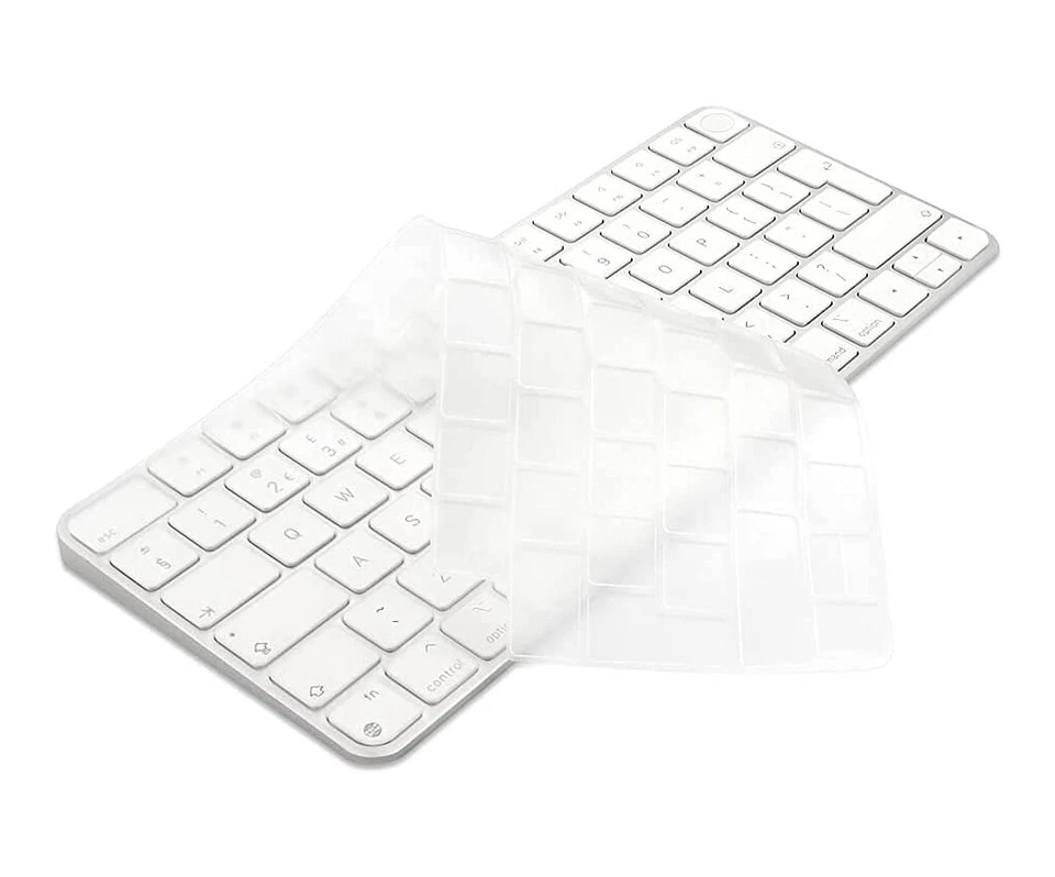 Ultra Thin Transparent TPU Keyboard Cover for iMac 24 inch Magic Keyboard 2021 - Image 3 of 4