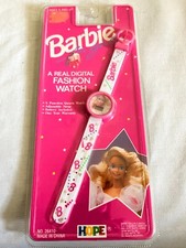 VINTAGE 1992 BARBIE DIGITAL FASHION WATCH UN-OPENED PACKAGE