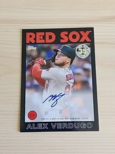 2021 Topps 1986 Alex Verdugo Black Auto 098/199 86A-AVE Yankees Red Sox
