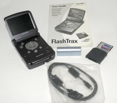 FlashTrax ~ FTX40 SmartDisk Digital Multimedia Storage & Player w/ Cord Adapter