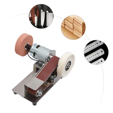 Electric Belt Sander Small Belt Sander 7-Stage Adjustable Polisher 150W