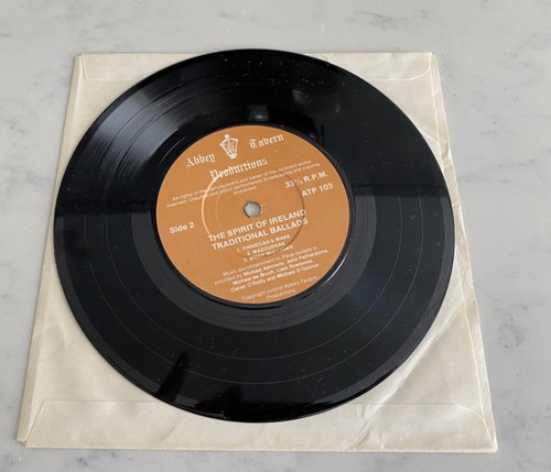 The Abbey Tavern The Spirit Of Ireland Music Record Vinyl 33 1/3 rpm 6 songs - Picture 5 of 7