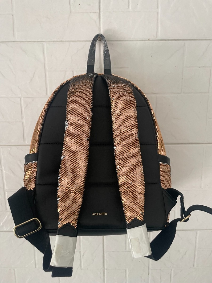 AVEC MOTO Sequin Backpack & Crossbody Bag | eBay