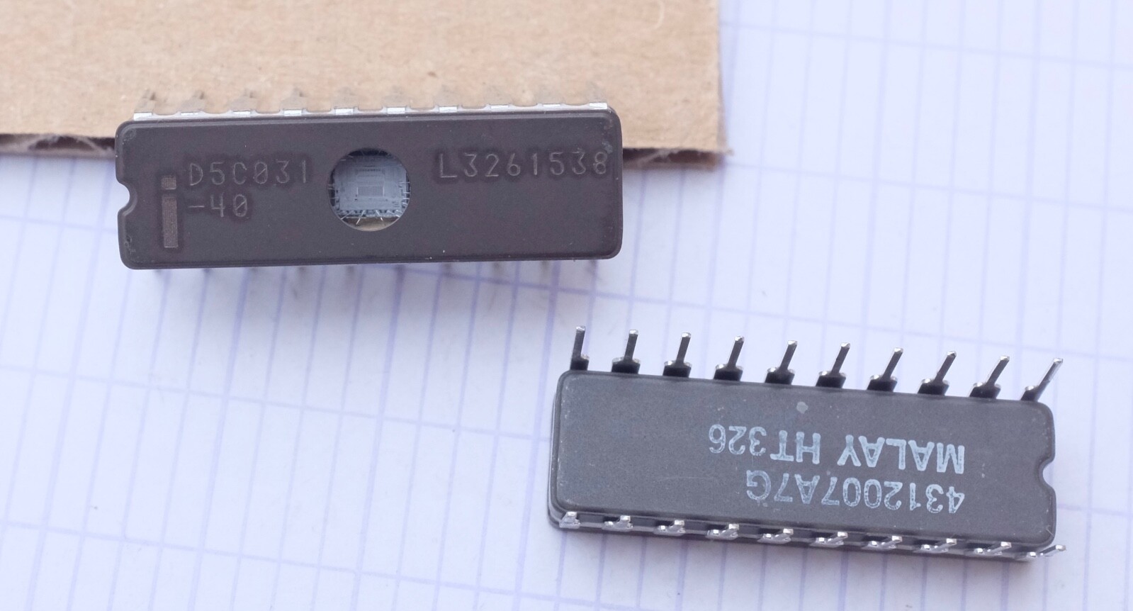 Circuit intégré Intel D5C031-40 composant semi-conducteur DIP-20 électronique