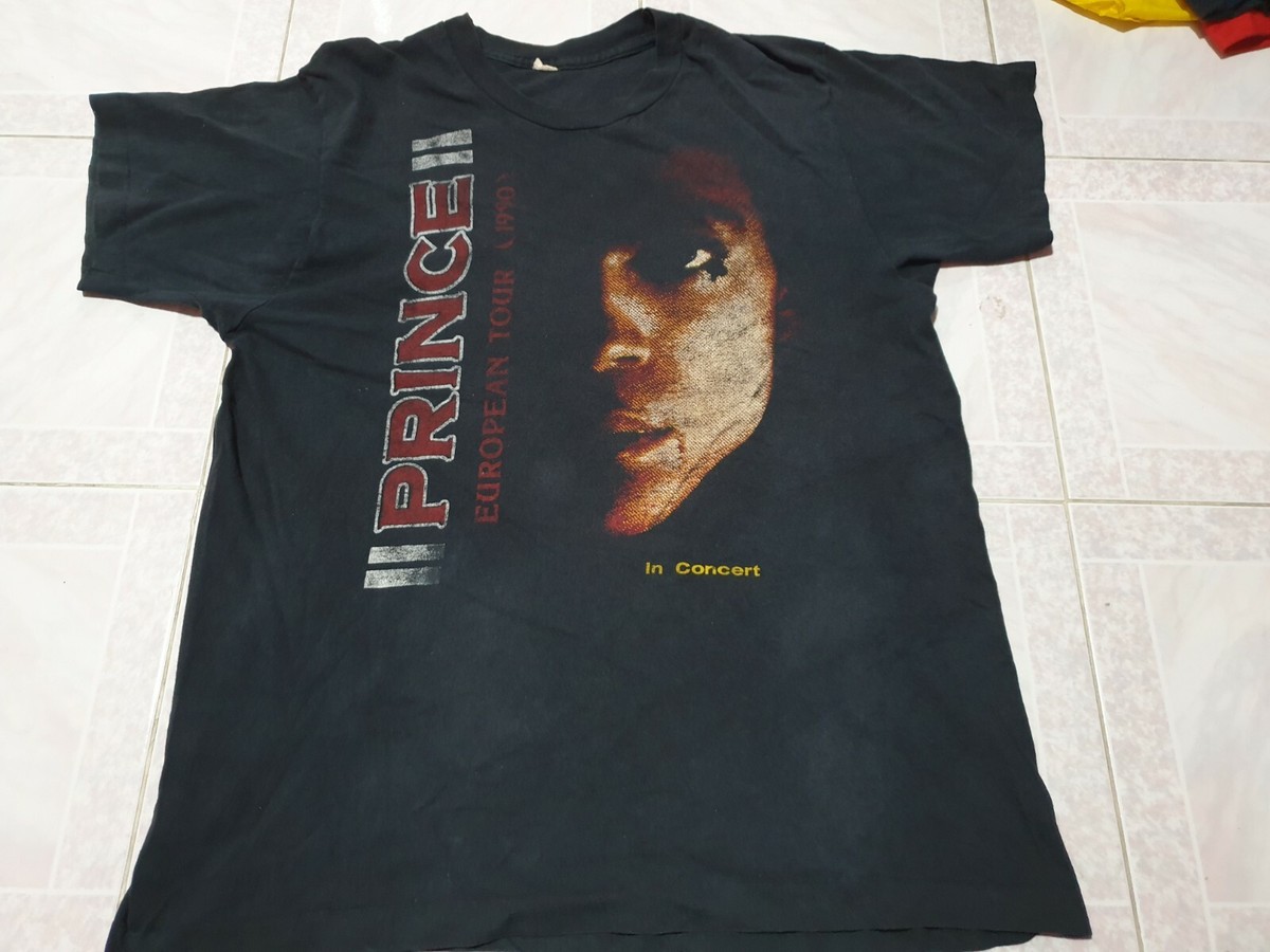 Rare vintage 1990 Prince In Concert Europe Tour T shirt size