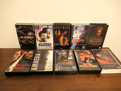 Konvolut 10 VHS Kassetten Actionfilme Teenager Erwachsene