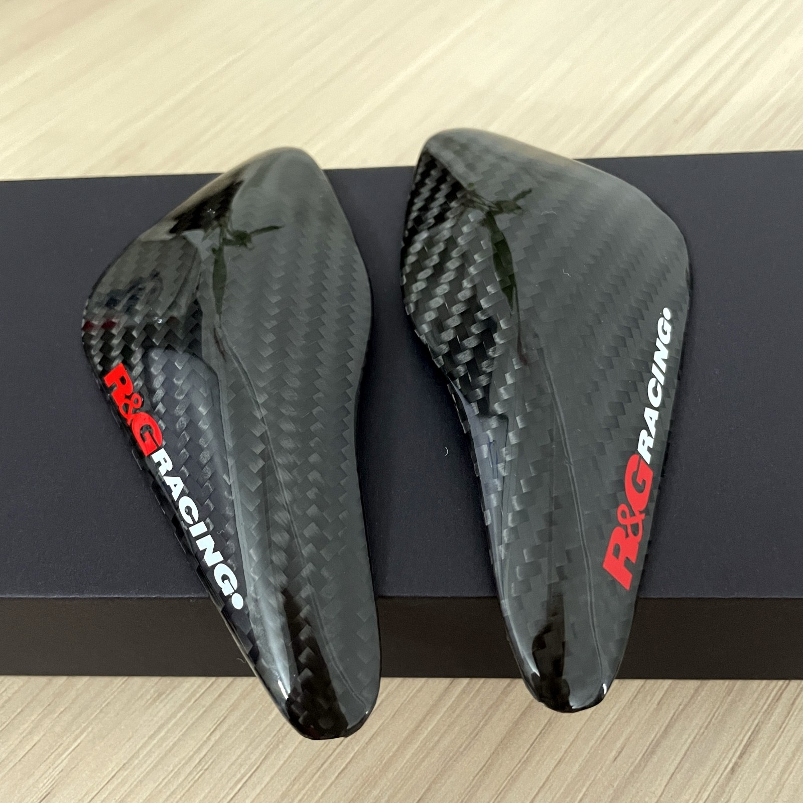 For Triumph Street Triple 765 S R RS Carbon Fiber Fuel tank Slider sticker