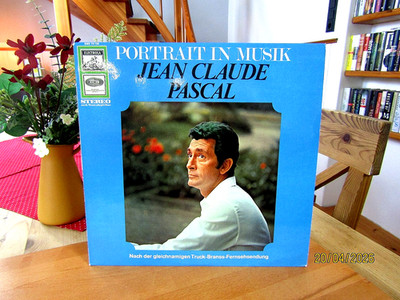 Jean Claude Pascal    ''Portrait in Musik''    Vinyl  LP  SME 74 134  Germany