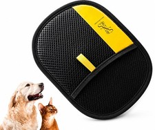 SNS Collections Pet Hair Removal Glove for Cats & Dogs, Upgraded Black