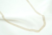 Tiffany & Co. Collana Lunga Vintage Somerset Mesh SV925 Argento 5696j