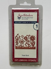 Spellbinders- FLOWER BURST- 1 Die- Pre- Owned