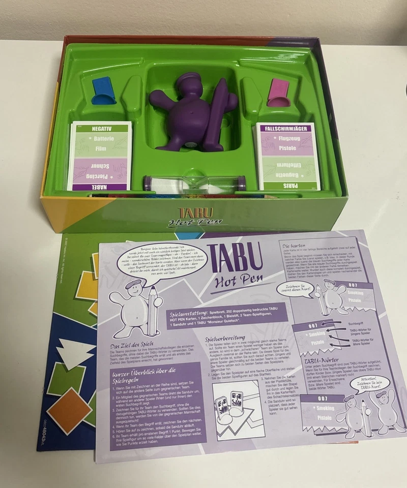 TABU Hot Pen von MB , vollständig Hasbro 2002 - Bild 4 von 4