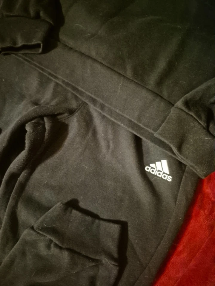 Conjunto Adidas Sudadera y Jogger Negro Juvenil Talla L Foto 2 de 4