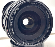 Takumar Super-Multi-Coated, 28mm f3.5, M42, in orig. case, UV filter, both caps