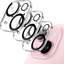 Camera Lens Protector for Iphone 15 6.1-Inch and Iphone 15 plus 6.7-Inch, 9H Tem