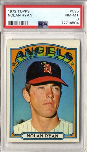1972 Topps 595 Nolan Ryan PSA 8 NM MT