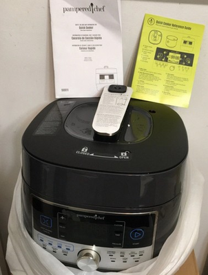 #ad Pampered Chef 16 in 1 Quick Pressure Cooker #100011 Cooks Fast NIB SEALED $99.00