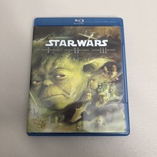Star Wars Trilogy Episodes I,II,III 1,2,3 Blu Ray Tested Works With Slip Cover