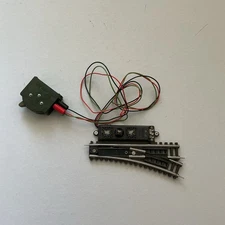 Rokal TT Electric Right Switch Track with Control and Light Vintage Works Good