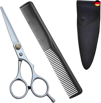 iCovalescent Friseurschere, Professionelles Haarschneideschere, mit Kamm und