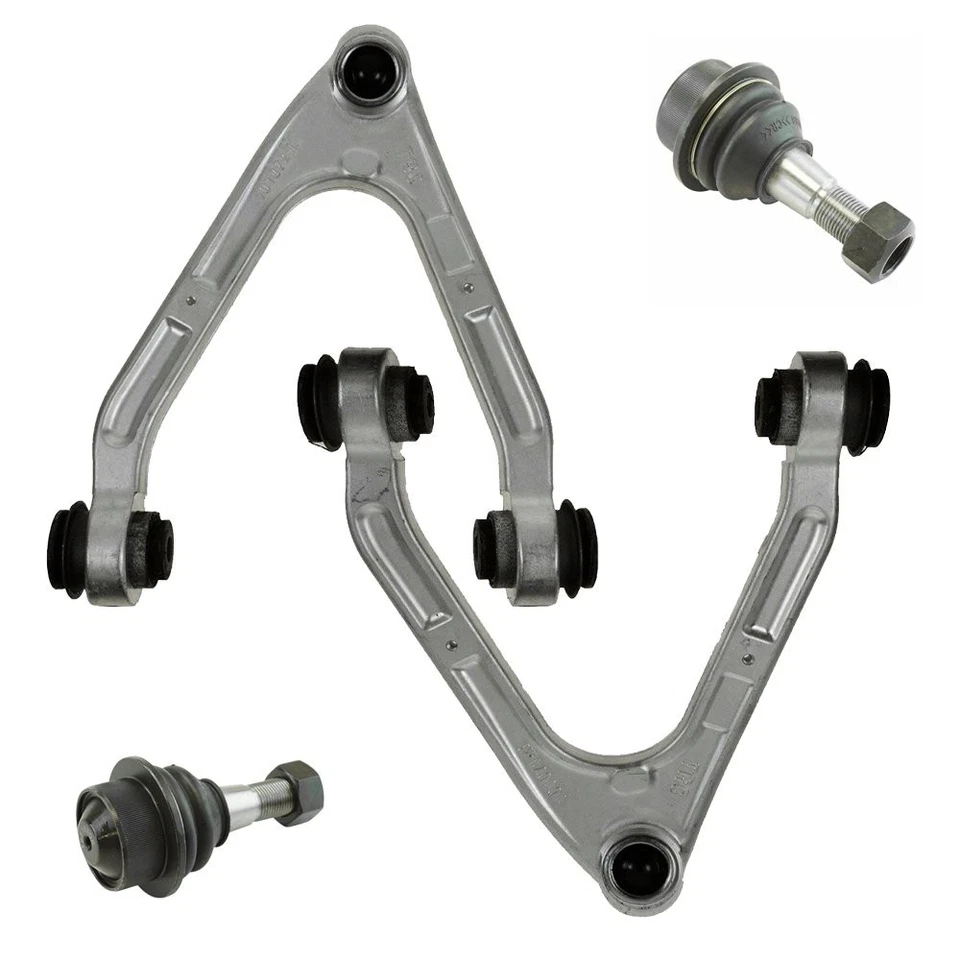 Nuevo para Hummer H3 H3T 06-10 4 piezas delantero superior inferior derecho brazo de control rótula Foto 2 de 4