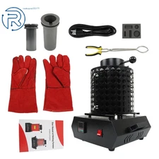 1400W 110v 1+3 KG Gold Electric Digital Smelting Furnace Smelter Kiln Kit