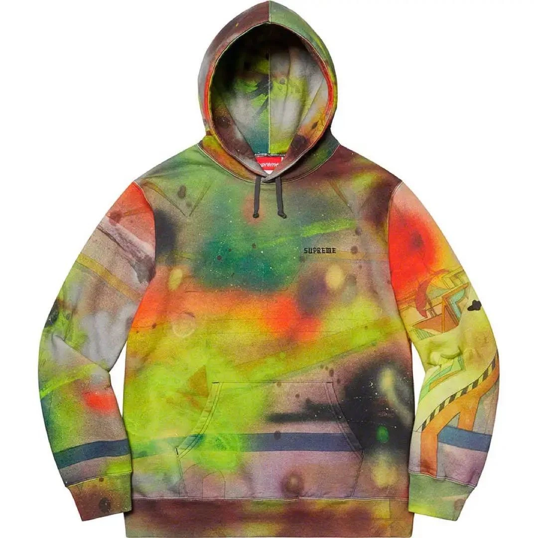 Sweat à capuche homme Supreme L Rammellzee emblématique streetwear rare occasion LTD