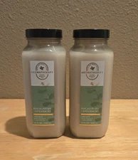 2x Bath & Body Works Aromatherapy Eucalyptus Spearmint Luxe Bath - 15 fl oz