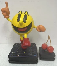 First 4 Figures Pac-Man Deluxe Statue #62 Complete W/ Cherry And Box Preowned