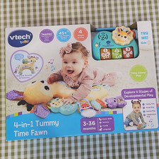 VTech Baby 4-in-1 Tummy Time Fawn Educational Musical Baby Toy