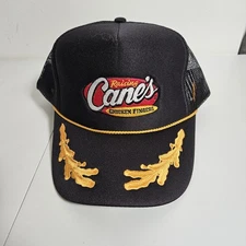Raising Cane’s Canes Chicken Fingers Trucker Cap Mesh Chicken Fast Food Snapback