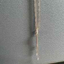 NWOTS Silpada Sterling Necklace 21" Popcorn Chain Forget Me Knot 925 8.75 grams