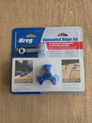 Kreg KHI-Hinge Concealed Hinge Jig - Drill Perfect Holes for Cabinet Hinges