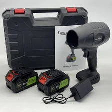 20V Cordless Handheld Leaf Blower 2 batteries & Case -LIghtweight & Powerful NEW