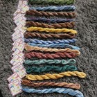 Dinky Dyes - Silk Hand Dyed Floss Thread for Needlework - Lot of 16