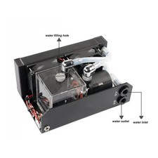 DC 12V 600L/H 10W CPU Cooling Pump PC Water Cooling Pump With 4  