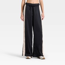 Women's Low-Rise Satin Tear Away Track Pants - JoyLab