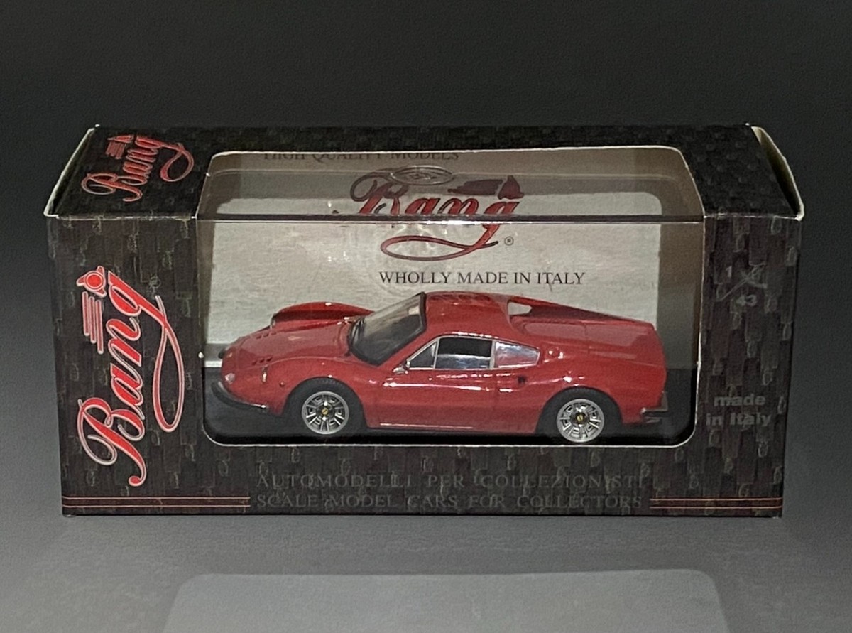 Bang Ferrari Dino 246 GT 1/43 赤 Amazon | Bang 1/43 Ferrari Dino 246 GT LM Racing 1972 Red