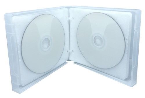 50 Clear 24 Discs CD/DVD Wallet PP Poly Binder Sleeve Audio Book Cases