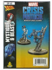 Marvel Crisis Protocol Mystique & Beast X-Men Character Pack Miniatures Game