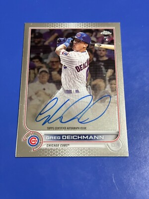 2022 Topps Chrome Greg Deichmann Autograph RC #RA-GD - Cubs - FREE SHIPPING