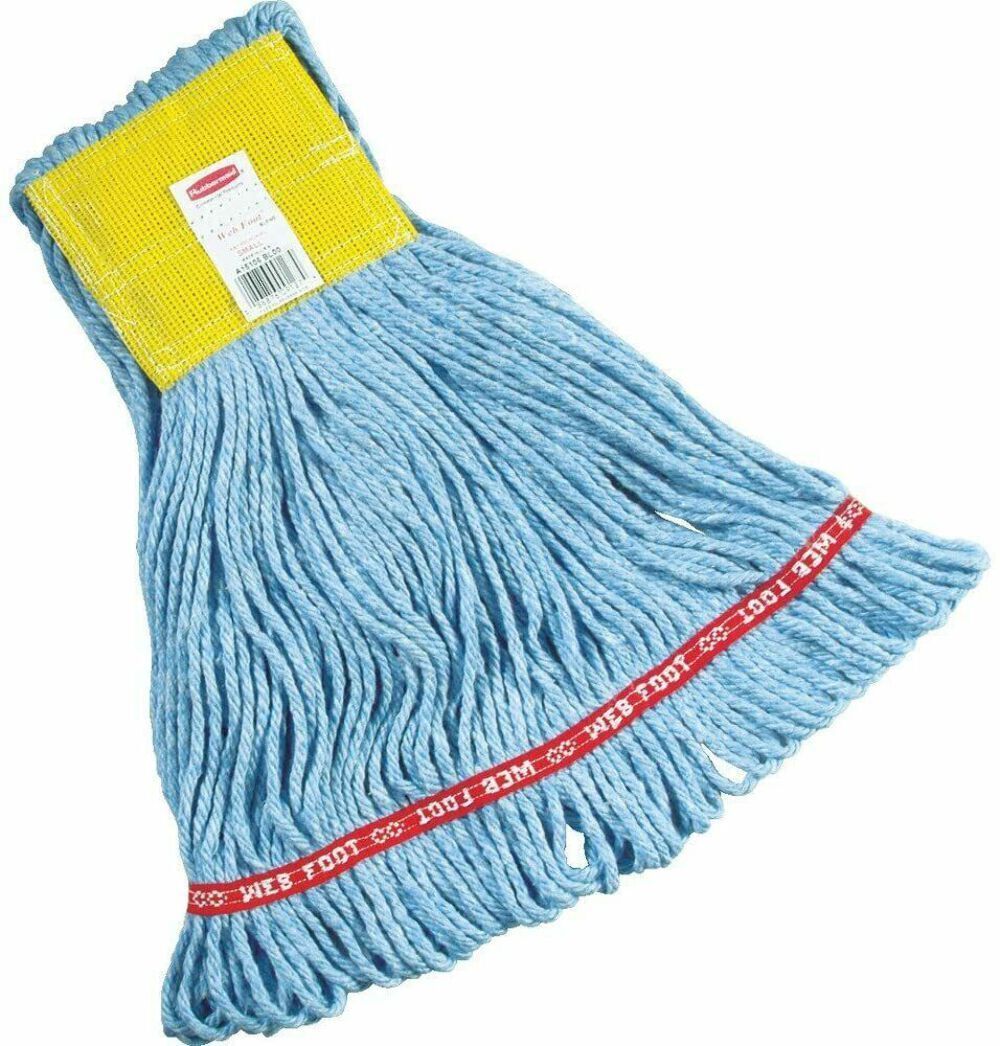 Web Foot String Mop Heads, Microfiber, Green, Medium, 5-in. Green Headband, 6/CT Web Foot String Mop Heads, Microfiber, Green, Medium, 5-in. Green Headband, 6/CT