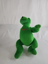 Sinclair Gasoline Dinosaur Stuffed Plush Headline Sports Green Advertising Vtg