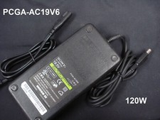 Genuine OEM PCGA-AC19V6 AC Power Adapter 19.5V 6.15A 120W for SONY Vaio Laptop