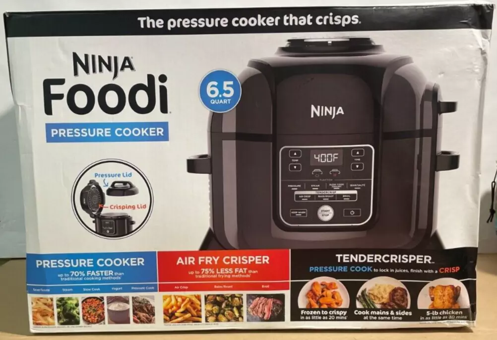 Ninja Foodi TenderCrisp Pressure Cooker, Black OP300