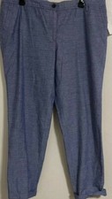 Talbots Girlfriend Chino Ankle Length Relaxed Length Women  s Size 14W