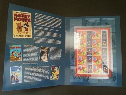 Australia Disney Mickey Celebrate 75 Years 2003 Cartoon Animation (folder) MNH - Picture 1 of 3