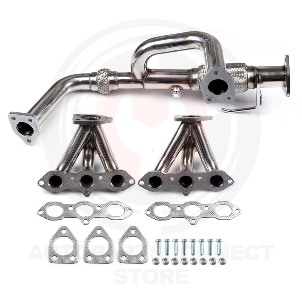 COLECTOR ESCAPE CABEZAL ACERO INOXIDABLE PARA 98-02 ACUERDO 3.0 V6/99-03 TL/CL Foto 2 de 4