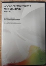 Adobe Creative Suite 3 web standard Windows student licensing
