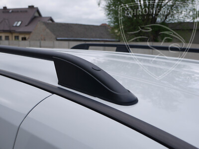 Cross Auto Accessories-Barre Portatutto Compatibili Con Fiat Doblo 2010-2023 Alluminio Portapacchi Auto Barre Da Tetto Set 2 Pcs Grigio - Foto 3